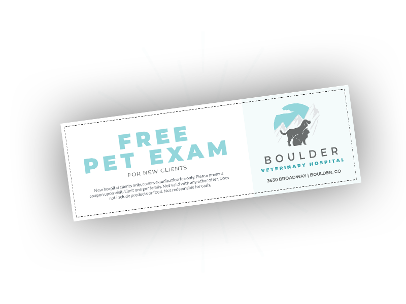 Free Pet Exam Coupon